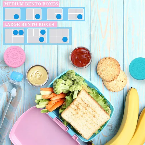 Vista 3 de Paquete de 4 recipientes de aderezo de ensalada de 2.4 onzas para llevar, recipientes reutilizables para condimentos con tapas, a prueba de fugas