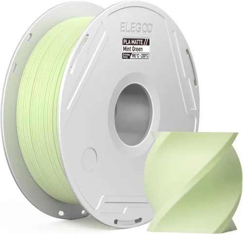 Vista 22 de ELEGOO Filamento de ácido poliláctico (PLA) mate 1.75mm Beige 1KG, filamento de impresora 3D de alta precisión, carrete de 1kg (2.2lbs) Compatible