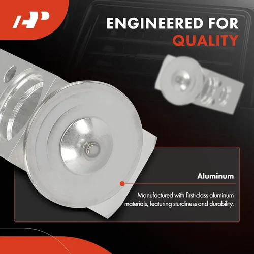 Vista 4 de A-Premium Válvula de expansión de A/C compatible con Mercedes-Benz Clase C C230 C250 C280 C300 C350, Clase E E250 E350 E400 E500 E550, GLK350 GLC300