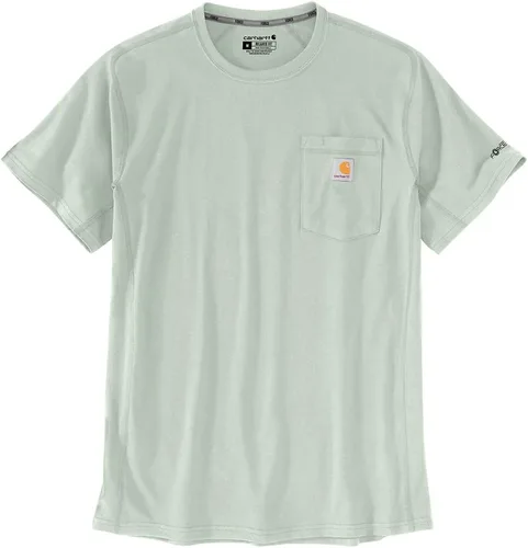 Vista 7 de Carhartt Force - Camiseta de manga corta, con bolsillo, de ajuste holgado y peso medio para hombre Malt