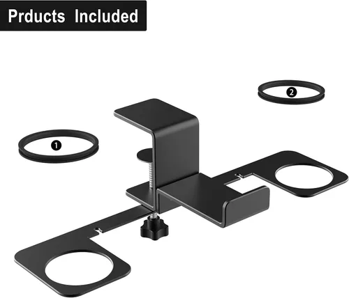 Vista 7 de BOOHENKA VR Headset Stand VR Hanger Headset Display Holder Headset Holder and Controller Mount Station Metal Storage Hook Compatible with Oculus