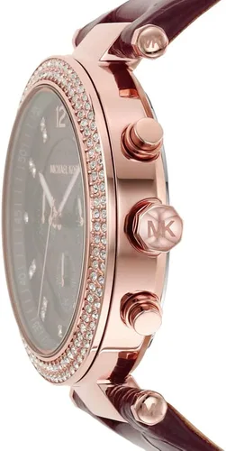 Vista 4 de Michael Kors - Reloj Parker de acero inoxidable con detalles de diamantes