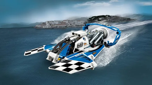 Vista 2 de LEGO Technic Hidrodeslizador 42045 set avanzado vehículos.