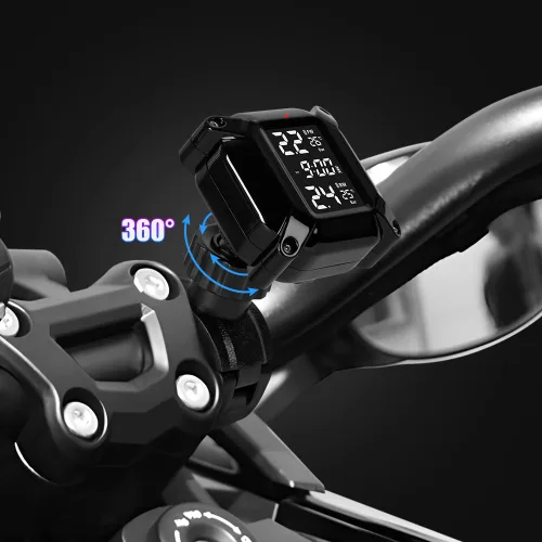Vista 6 de Sistema de monitoreo inalámbrico de presión de neumáticos TPMS para motocicleta, IP67 impermeable a prueba de polvo inalámbrico TPMS para USB