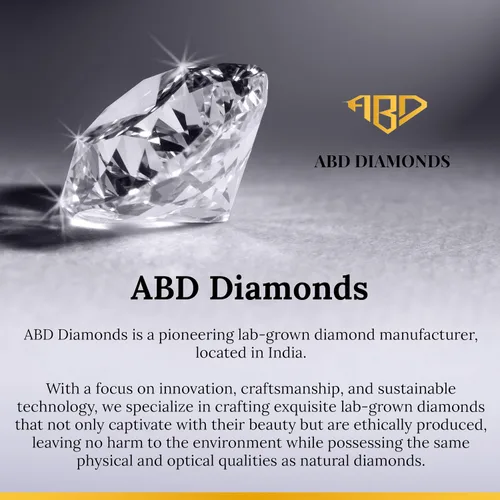 Vista 6 de ABD Diamonds 10KT Gold Round Shape Lab-Grown Diamond Stud Earrings for Women, Fine Diamond Jewelry Gifts for Her, H,I Color, VS Clarity, 0.40 Carats