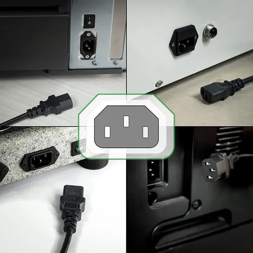 Vista 3 de Cable de alimentación de CA de 5 pies compatible con olla a presión Elite Bistro EPC-808 EPC-808R EPC-808W