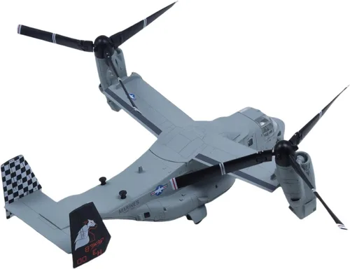 Vista 5 de V-22 Avión Osprey Metal Fighter Modelo Militar 1/72 Modelos de avión fundido a troquel