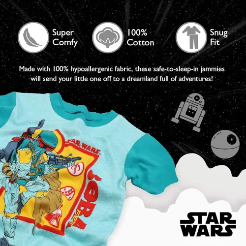 Vista 3 de Star Wars Conjunto de pijama de algodón de 2 piezas para niño