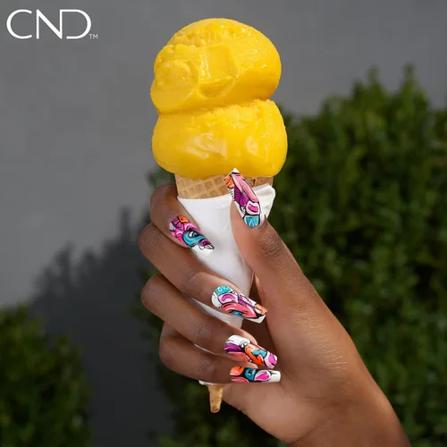 Vista 8 de CND Vinylux - Esmalte de uñas naranja de larga duración, color resistente al brillo y al astillado, 0.5 onzas líquidas Vela del Día B #322