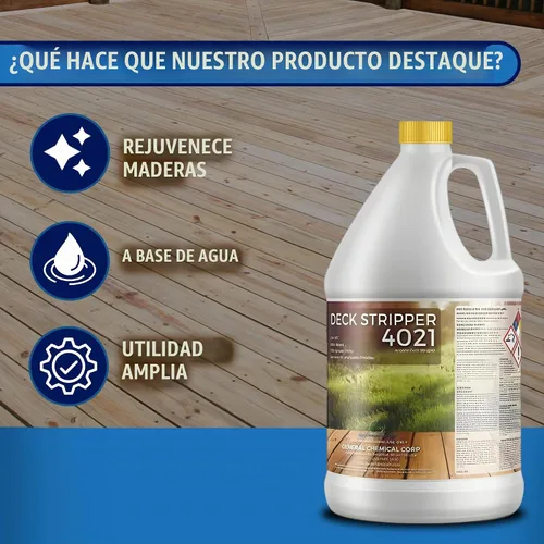 Vista 3 de DeckGeneral 4021 Pelacables profesionales para manchas y 1 galón
