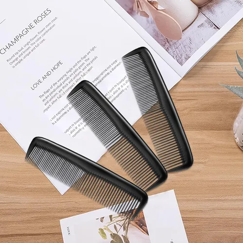 Vista 7 de 200 peines para el cabello a granel, peinetas de bolsillo, peines envueltos individualmente, peine negro de viaje a granel para mujeres, peinetas