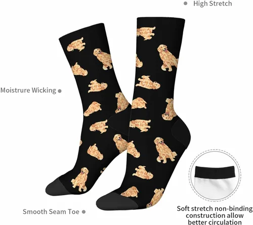 Vista 6 de Pehede Calcetines divertidos unisex, regalos para mujeres y hombres
