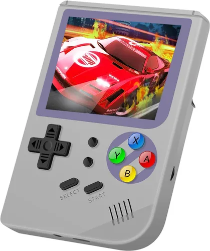 Vista 10 de RG300 - Consola de juegos de mano retro con sistema de código abierto, consola de juegos retro 16G + tarjeta TF 32G Videojuegos de mano 3 pulgadas