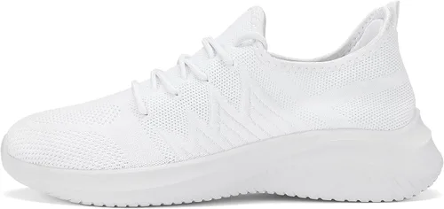 Vista 5 de LCGJR Zapatos de senderismo para hombre, ultraligeros, informales, sin cordones, para entrenamiento, tenis para hombre, malla transpirable, cómoda