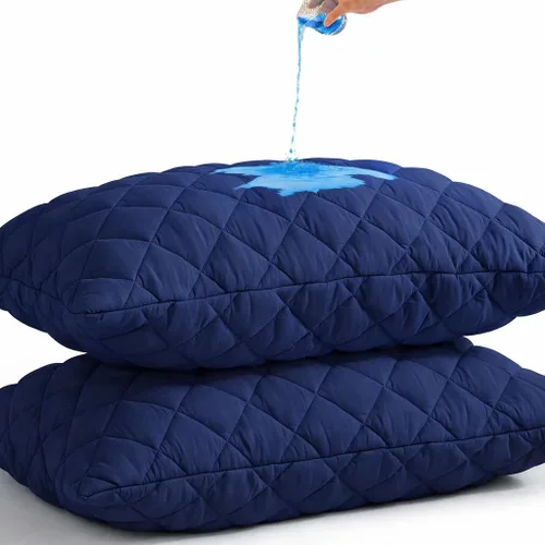 Vista 7 de Pillow Protector (2 Pack) 240 GSM Quilted 100% Waterproof Zippered Pillow Covers TPU Laminated, Hypoallergenic, Premium Pillowcase Encasement for