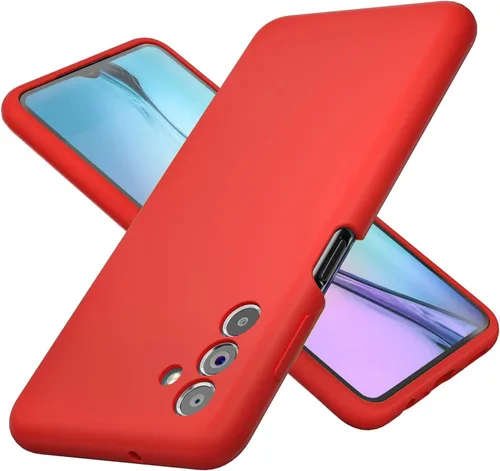 Vista 8 de Funda para Galaxy A13 5G de 6.5 pulgadas, silicona líquida suave protectora y forro de microfibra antiarañazos, a prueba de golpes, compatible