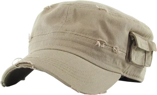 Vista 6 de Cadet Army - Gorra de estilo militar básico diario (ahora con la versión de bolsillo Stash)