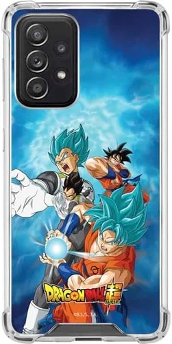 Vista 8 de Skinit Funda transparente compatible con Galaxy A52 5G, diseño oficial de Dragon Ball Super Goku Negro - DBZSPR04