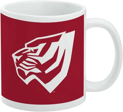Vista 42 de Taza de cerámica con el logotipo principal de la Universidad Rider, taza de regalo novedosa para café, té y bebidas calientes, 11oz, blanca