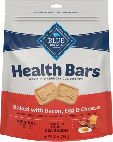 Vista 25 de Blue Buffalo Health Bars - Mini galletas para perros con huevo y queso