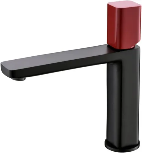 Vista 3 de Grifo de lavabo mezclador de lavabo de baño de una sola palanca de un solo agujero grifo de agua fría y caliente grifo mezclador grifo de latón grúa