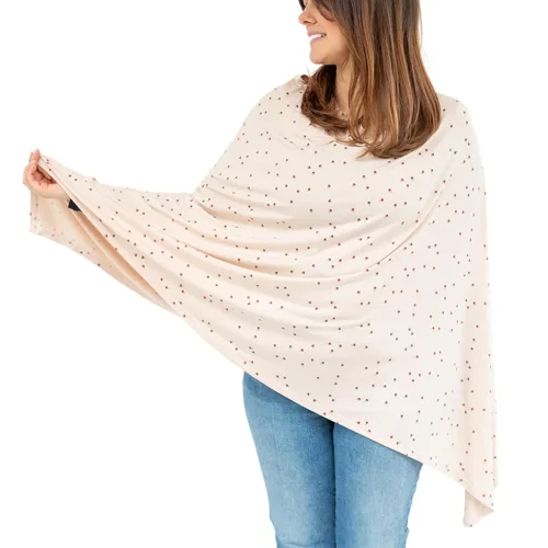 Vista 8 de WeeSprout Manta de Lactancia para Amamantar, Poncho de Lactancia Suave y Transpirable, Inserción para el Cuello para Vista Manos Libres, Manta