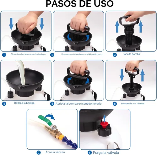Vista 5 de AIGMISON Bomba de fluido de transmisión 3L, bomba manual de fluido de transmisión automotriz, bomba de aceite de transmisión, sistema de llenado