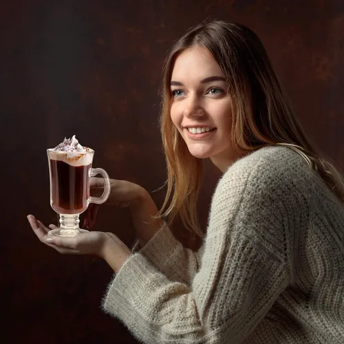 Vista 7 de Sieral 12 tazas de café irlandés de 8.5 onzas de vidrio transparente