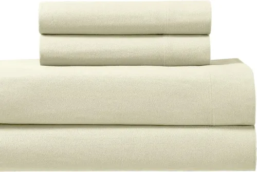 Vista 4 de Royal Tradition - Juego de sábanas de franela pesada, 100% algodón, 170 gsm, 6.00 oz/m²