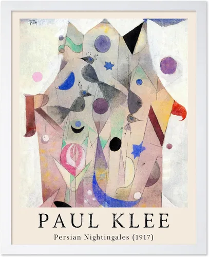 Vista 45 de Poster Master Póster vintage de Paul Klee – Impresión retro de cómicos – Arte de dibujo – Arte abstracto – Regalo para hombres y mujeres – Estilo-09