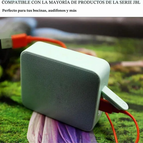Vista 3 de Aquelo Cable de carga USB de alimentación rápida para JBL Altavoz Bluetooth inalámbrico Auriculares Auriculares MicroUSB, 3.3 pies y naranja
