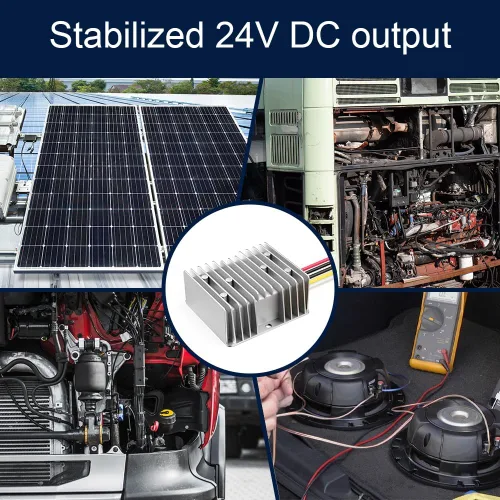 Vista 5 de Convertidor CC de 12 V a 24 V, 15 A, 360 W, resistente al agua, transformador de corriente continua para automóvil, camión, vehículo, barco, motor