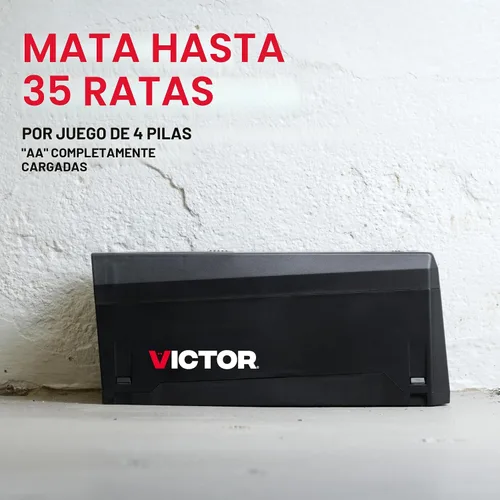 Vista 2 de Victor Trampa electrónica para ratas, paquete de 3