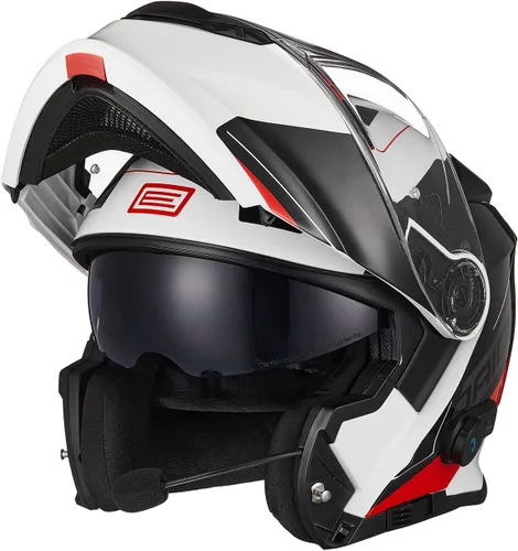Vista 6 de ORIGINE Casco Modular Bluetooth con Marcación por Voz para Casco de Motocicleta, Llamadas Manos Libres, Aprobado por DOT