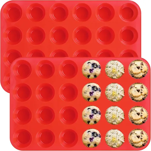 Vista 7 de Sakolla Paquete de 2 Moldes para Mini Pasteles de 3 Niveles, Sin BPA, 6 Cavidades de Silicona, Moldes para Cake Pops, Formas para Hornear Cake Pop