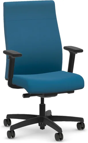 Vista 30 de HON Ignition 2.0 - Silla de oficina de tela, tapizada, brazos ajustables, silla de oficina ergonómica ejecutiva reclinable, con inclinación