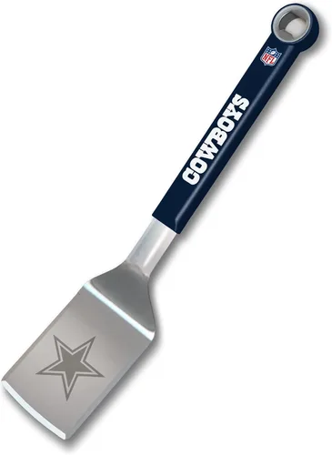 Vista 15 de YouTheFan NFL - Espátula para barbacoa de acero inoxidable con abrebotellas