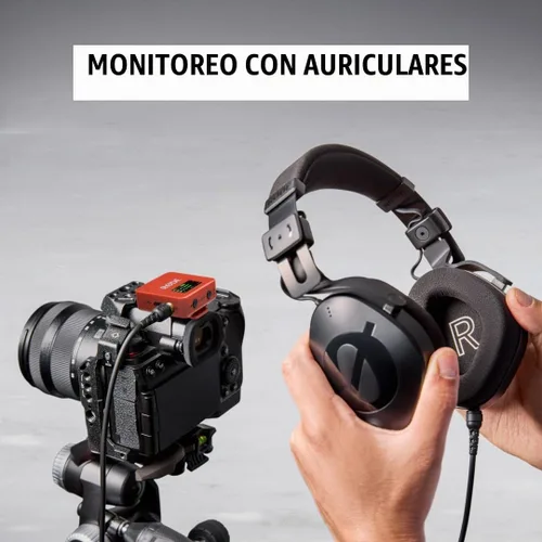 Vista 5 de RØDE Wireless GO (Gen 3) - Micrófono inalámbrico compacto - Audio impecable, grabación de punto flotante de 32 bits, control automático de nivel