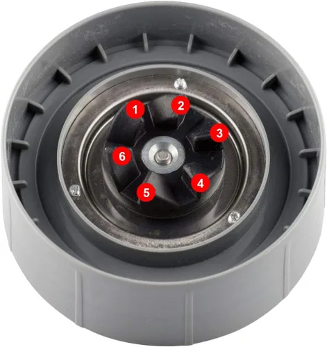 Vista 4 de Reemplazo de la cuchilla extractora 600w 900w para NutriBullet NB-101s