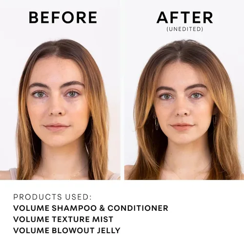 Vista 3 de NatureLab.TOKYO - Acondicionador de volumen perfecto, acondicionador ligero para cabello plano y flácido, restaura el grosor, aumenta el volumen