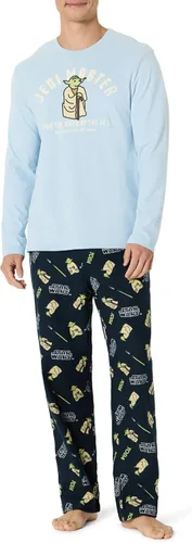 Vista 21 de Amazon Essentials Disney Marvel Star Wars Conjunto de pijama de franela para hombres 2 piezas Marvel Capitán América