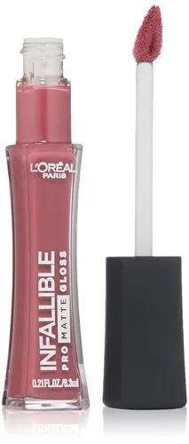 Vista 3 de L'Oréal Paris Infallible Lip Pro Matte Gloss, Aphrodite Kiss, 0.21 onzas líquidas