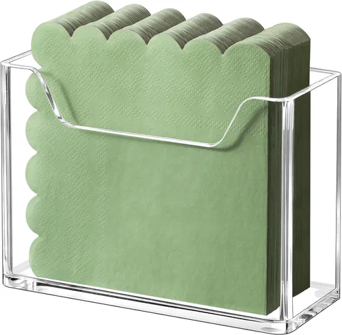 Vista 11 de Toallero de acrílico para baño, servilletero vertical transparente impermeable para cocina, soporte para toalla de mano desechable, bandeja moderna