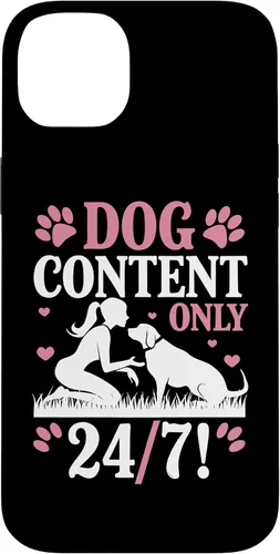 Vista 15 de Dog Content Only 24 7 Dog Mom Puppy Lover Hearts Case for iPhone 17