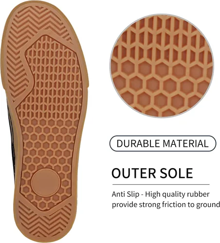 Vista 3 de Zapatos bajos clásicos negros para hombre, zapatillas de lona de moda con plantilla suave, zapatos de vestir casuales para hombres, zapatos cómodos