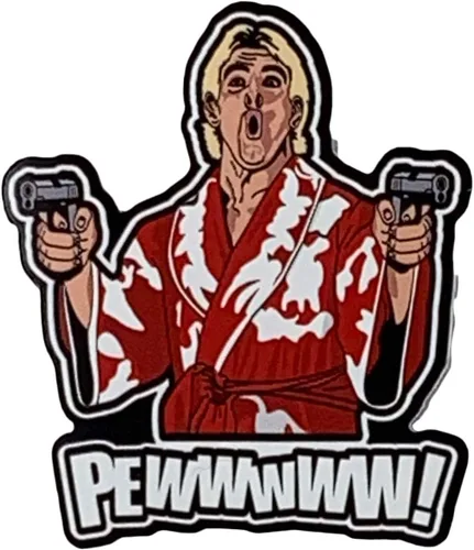 Vista 7 de PatchOps Calcomanía de la serie All American Gunner Badasses