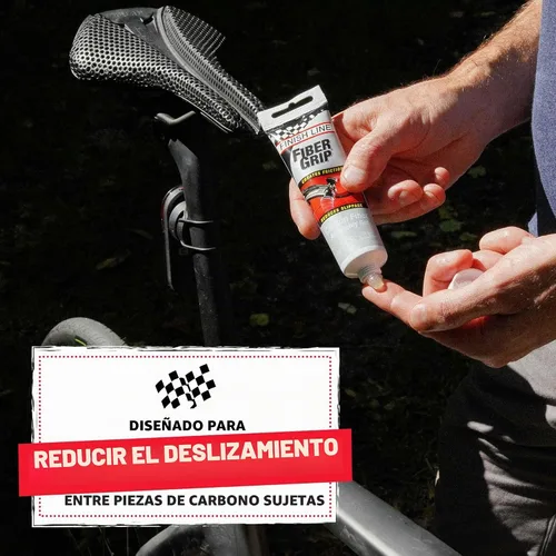 Vista 2 de Gel de montaje de bicicleta de fibra de carbono de fibra