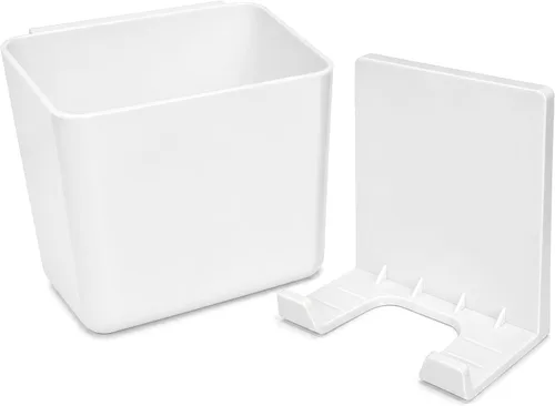 Vista 9 de AIRSTIK Soporte para teléfono con soporte de cristal para cuna y taza, reutilizable, impermeable, organizador de almacenamiento para baño, cocina