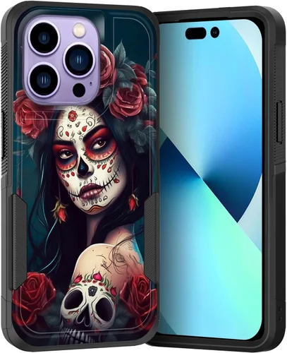 Vista 18 de Funda para iPhone Air, doble capa híbrida resistente resistente a prueba de golpes de policarbonato duro + funda protectora de silicona suave