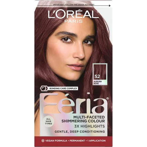 Vista 41 de L'Oreal Paris Feria - Tinte permanente brillante multifacético para el cabello, tinte de alta intensidad para reflejos 3X, 10 negro azabache